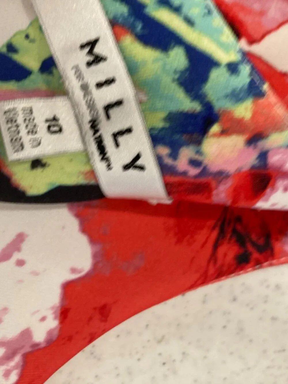 MILLY FOR DESIGN NATION WOMENS FLORAL PRINT SHORT SLEEVE DRESS SIZE 10